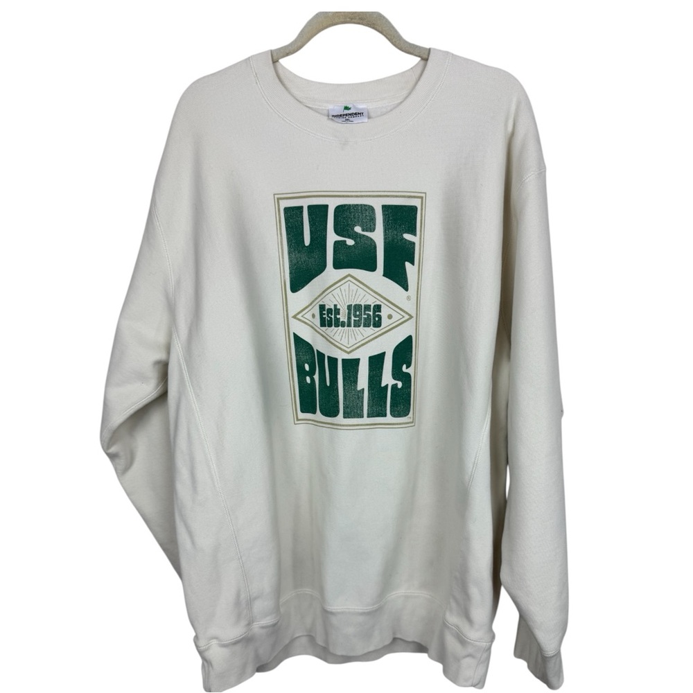 University of South Florida Bulls Heavyweight Crewneck Sweatshirt 2XL
